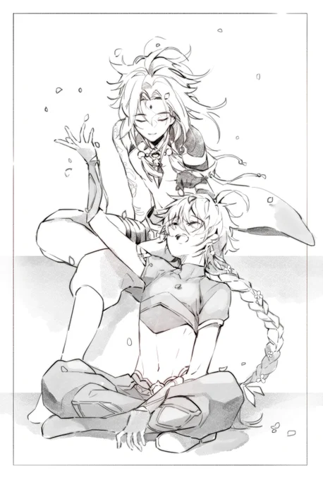 กับชอบฟีลรูปนี้ เราจะจำความรู้สึกตอนวาดได้
ซึ่งรูปนี้เราวาดตอนกำลังสิ้นหวังกับวิทยานิพนธ์ เราเครียดมากแบบไม่ไหวแล้วแต่ดันออกมาเป็นภาพนี้ รู้สึกอะเมซิ่ง😂 