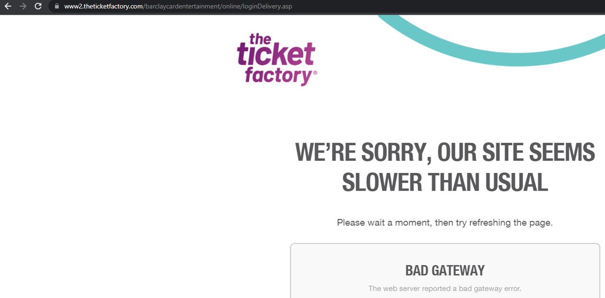 MajorShots's tweet photo. @ticketfactory still trying to pay looks like your site is dead/dead now... :/

I have had multiple seats selected now but you refuse to take payment @barclaycard say it is all your sites fault... (As you take payment then instant refund 90% of the time) https://t.co/tXGhBJTEPj