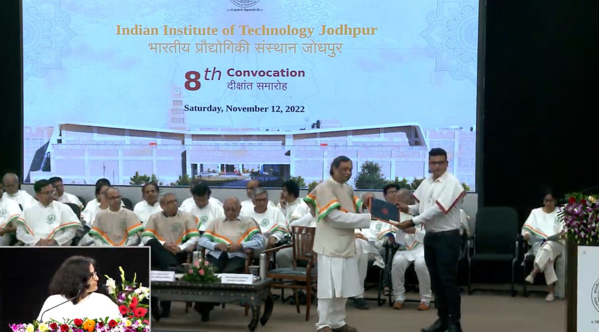 iitjodhpur's tweet photo. IIT Jodhpur awarded degrees to 31 (24 male and 7 female) graduating students with Master of Business Administration - Technology.
#iitjodhpur #techmba #iitjodhpurconvocation https://t.co/Dp2ivZ8KMj