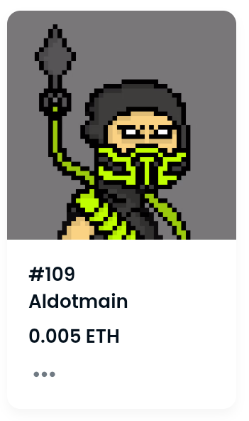 Collection name: Aldotmain
Network : Polygon 
Name Item: #109
Price : 0.005 ETH
No gas fee
Available on Opensea
Homemade✍️

Link:
opensea.io/assets/matic/0…

#OpenSeaNFT #opensea #NFTCommunity #nftcollector #NFTCollection #nftart #NFT #NFTspace #NFTshill