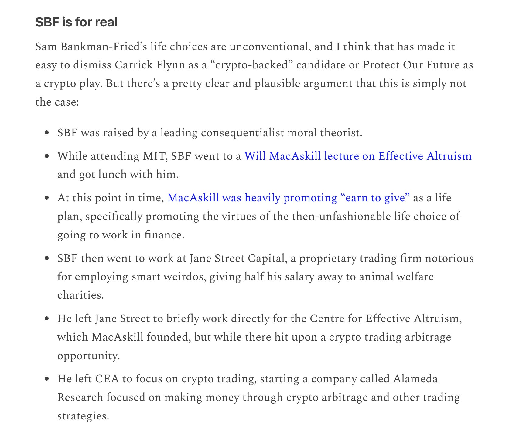 Jeet Heer on Twitter: "Yglesias on Sam Bankman-Fried in May, Reuters on SBF  now. https://t.co/TfoEfUdrLe" / Twitter
