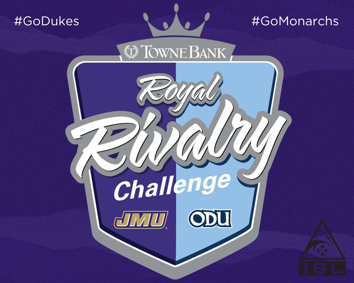 Thank you to our banking partner <a href="/TowneBanking/">TowneBank</a> for investing in renewing the rivalry between <a href="/JMU/">JMU</a> &amp; <a href="/ODU/">Old Dominion University</a> through the Royal Rivalry challenge.  The 1st Royal Rivalry football game will be played at ODU today.  ISL is a house divided with Alumni on both sides. #GoDukes #GoMonarchs