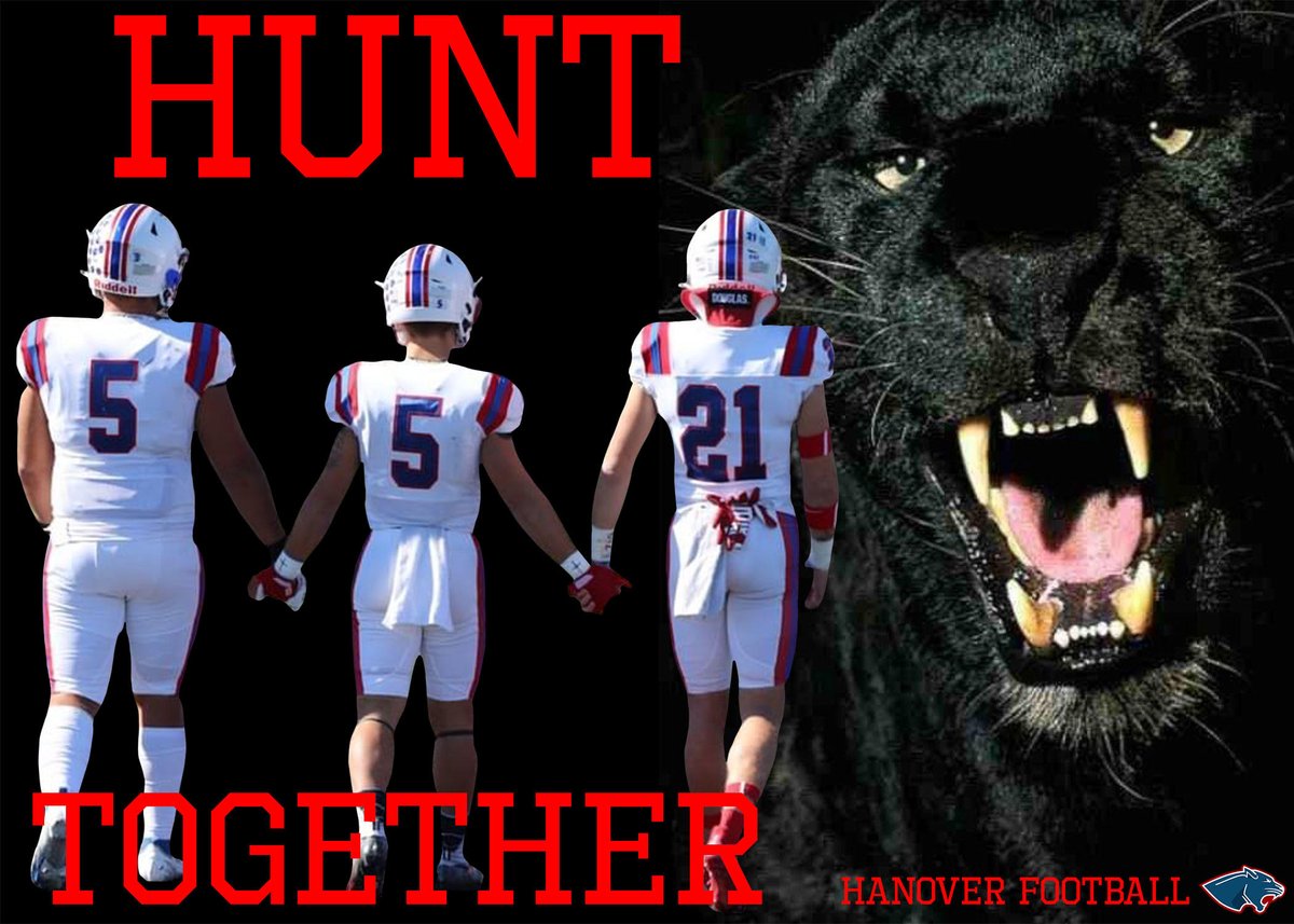 GAME DAY‼️ #HuntTogether #HuntForGreatness #BeatFranklin @HanoverFTBL 🔴⚪️🔵