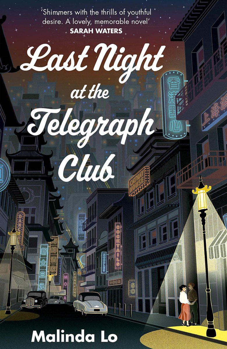This book is everything. Thank you @malindalo and I love this image with a quote from #sarahwaters, definitely felt some #tippingthevelvet vibes at times. #lastnightatthetelegraphclub