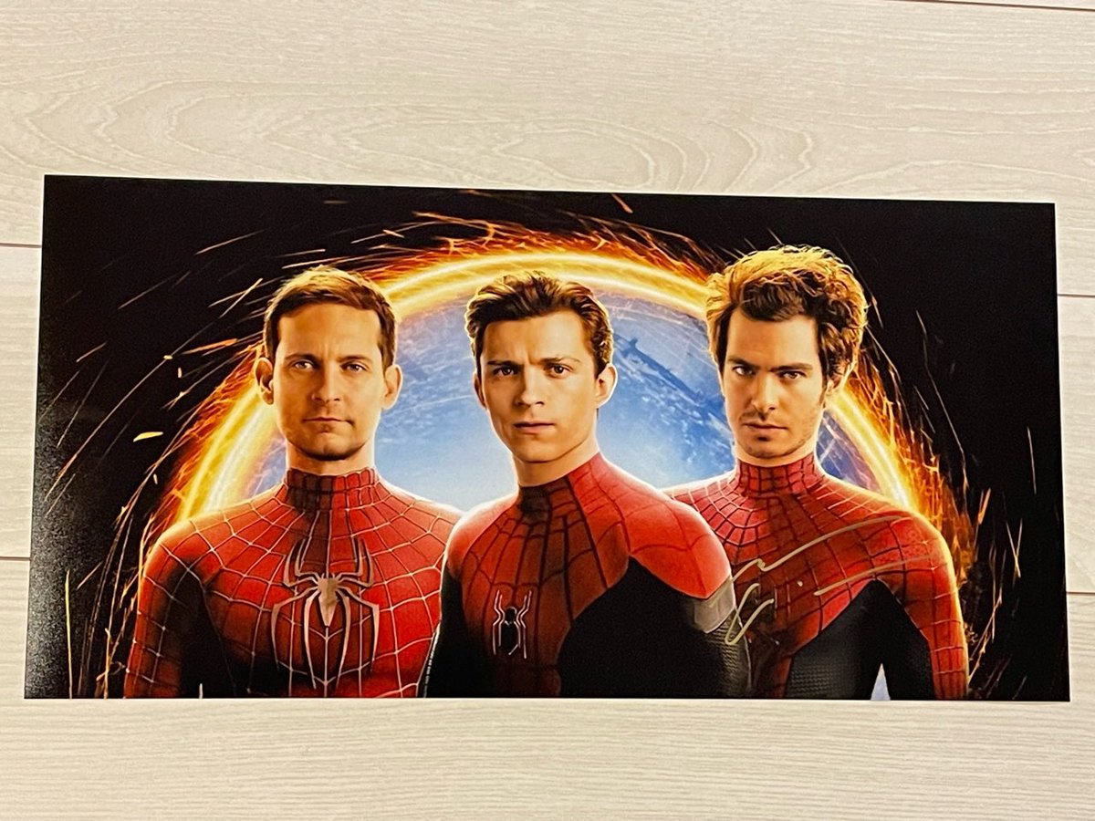 遂にアンドリュー・ガーフィールドのサインが2種到着！！ このデザイン