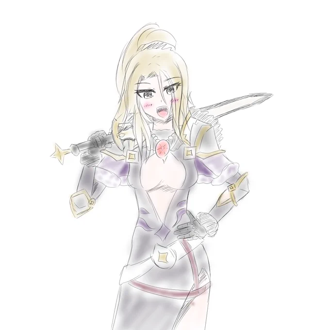 #プリコネ深夜のお絵かき60分一本勝負初ワンドロ!!! 