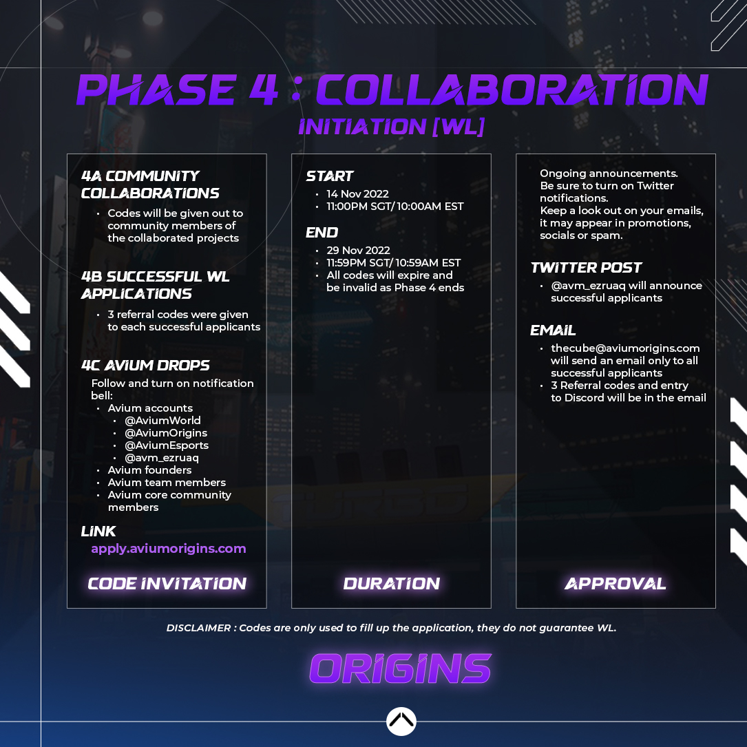 AviumOrigins's tweet photo. Are you prepared for Phase 4? Get started by visiting @AviumOrigins &amp; @avm_ezruaq and turn on the notification bell.
 
RT and reply "🫡4️⃣" only if you are ready. https://t.co/KkhLJ7l0I4