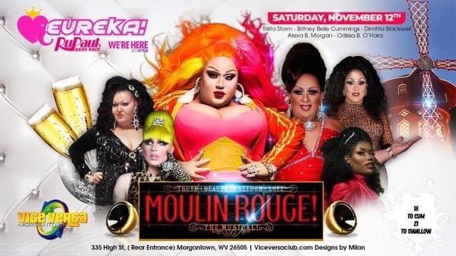 Tonight Eureka O’Hara is <a href="/ViceVersaWV/">Vice Versa</a> RuPaul Drag Race All Star and Where here mega star.