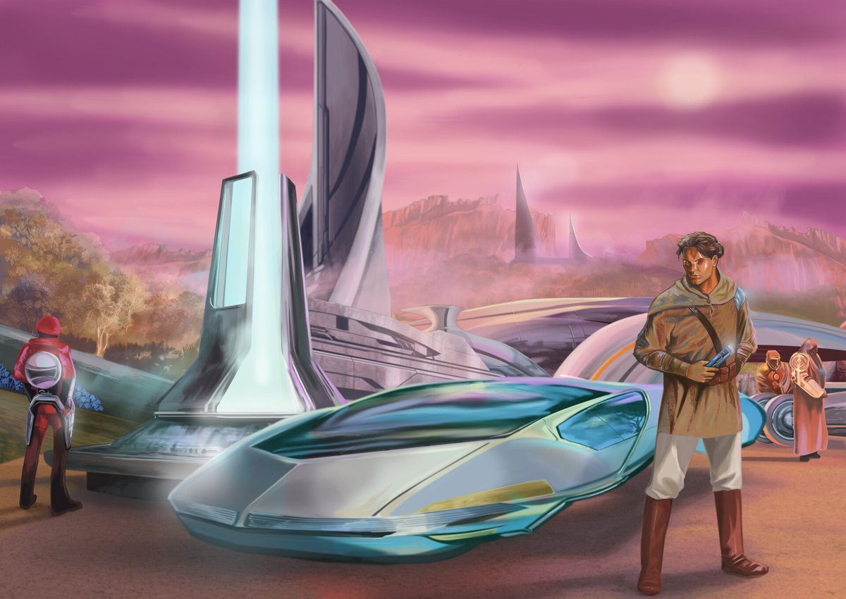 CicloDeTrantor's tweet image. El matemático.
#GaalDornick, llega a #Terminus.
Ilustración por James Beihl (artStation)
#cienciaFicción #Asimov #CicloDeTrantor #psicohistoria