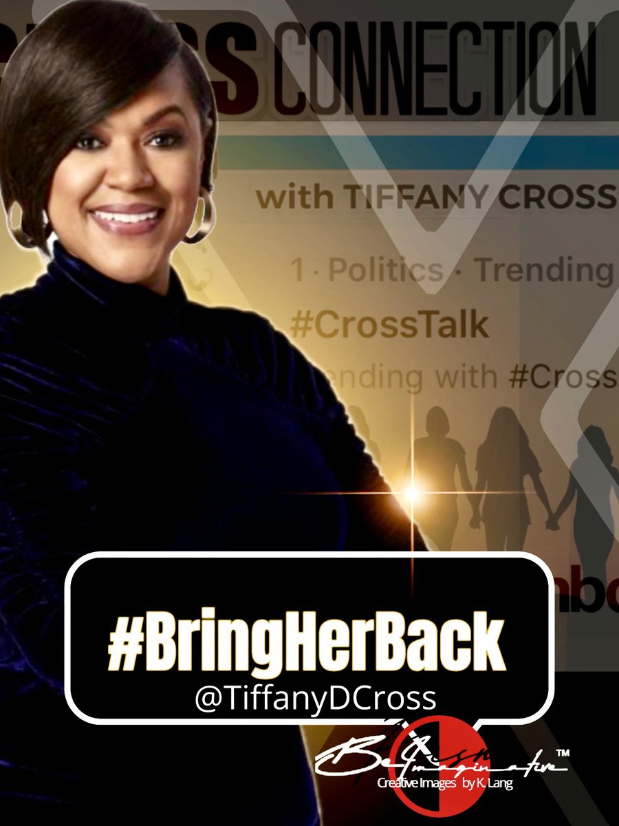 …. I understand that I am just One viewer…. HOWEVER, I won’t  be watching @MSNBC on Saturday Mornings ‘til they #BringHerBack 

@CrossConnection / Tiffany Cross 
@TylerLowellTV #CrossCheckers