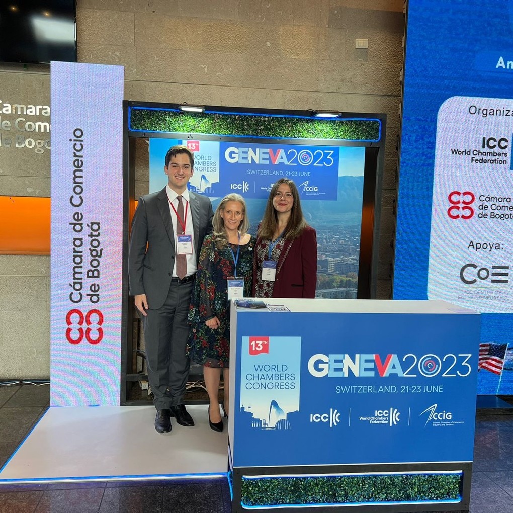 On the road to the 13th World Chambers Congress. First stop, the Ibero-American Summit on Business Sustainability in 🇨🇴.

#13WCC details: bit.ly/3U6hPNu

<a href="/WorldChambers/">World Chambers</a> <a href="/camaracomerbog/">Cámara de Comercio de Bogotá</a> <a href="/LeaPuteaux/">Léa Puteaux</a> <a href="/mariafergarza/">María Fernanda Garza</a> <a href="/ccig1865/">CCIG1865</a>