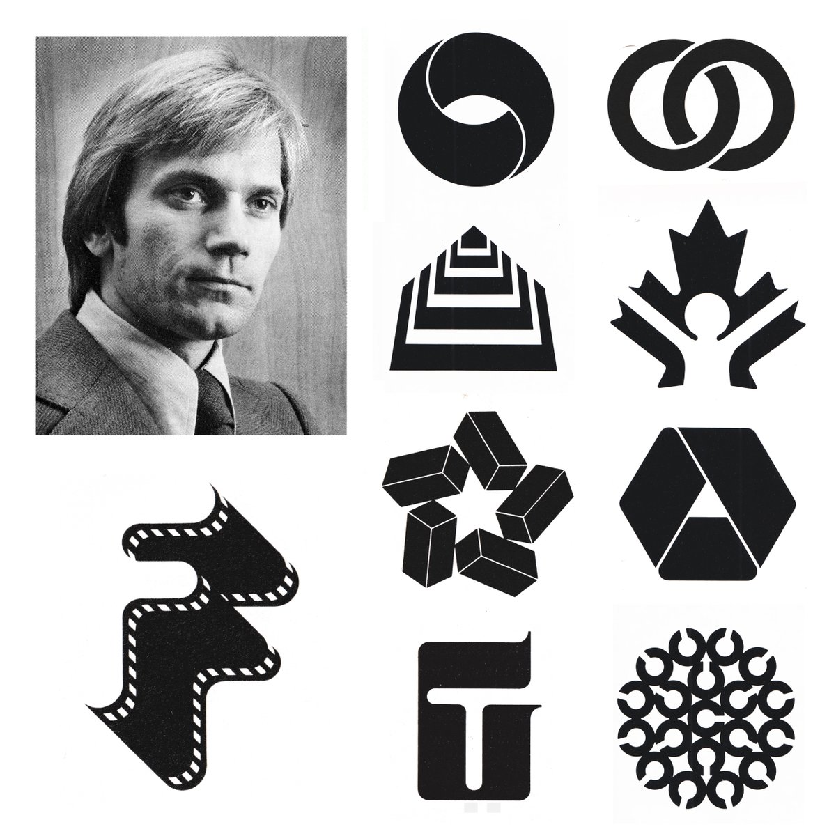 The logos of Canadian designer Robert Burns, working with Paul Walker &amp; Dawn Tennant.

Discover more Canadian logos at logo-archive.org

#design #branding #designhistory #logodesign #graphicdesign