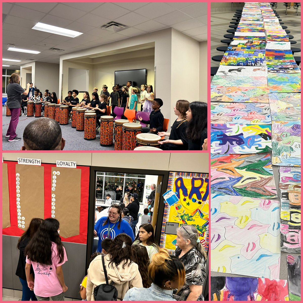 AMP Up! Red Hawk Family Night was a huge success thanks to our amazing teachers at Malvern Elementary. This evening was community engagement at its best!  #mckinneyisdfinearts #mckinneyisd #uplift2inspire