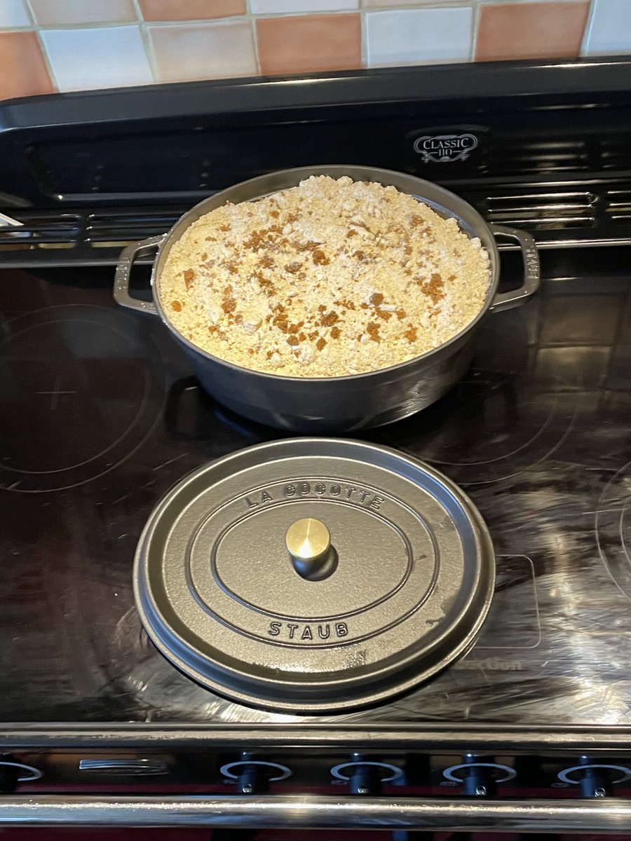 I really like these casseroles that our daughter Lydia brought for us mixed berry crumble