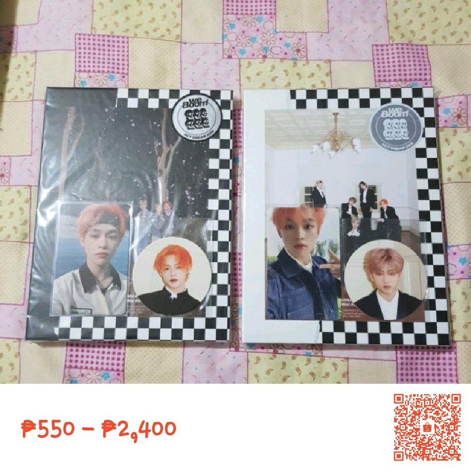NCT_STOREPH's tweet photo. I'm selling [UNSEALED/ COMPLETE INCLUSION/ OFFICIAL] NCT DREAM ALBUM for ₱550 - ₱2,400. Get it on Shopee now! https://t.co/yxCmtekuMY #ShopeePH https://t.co/nmWvO8vwCc