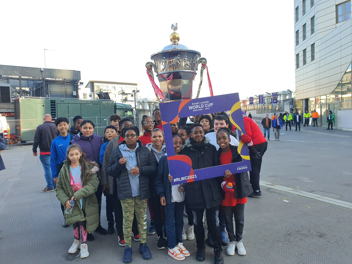 WHYCNunhead's tweet photo. #excited to be @RLWC2021 as part of @StreetGames #Inspiration2022 Semi Final!! #ComeOnEngland #Thisisrealimpact #RL #youthwork https://t.co/Xz95nyZFE7