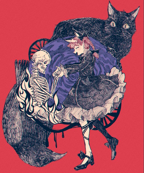「dress skeleton」 illustration images(Latest)