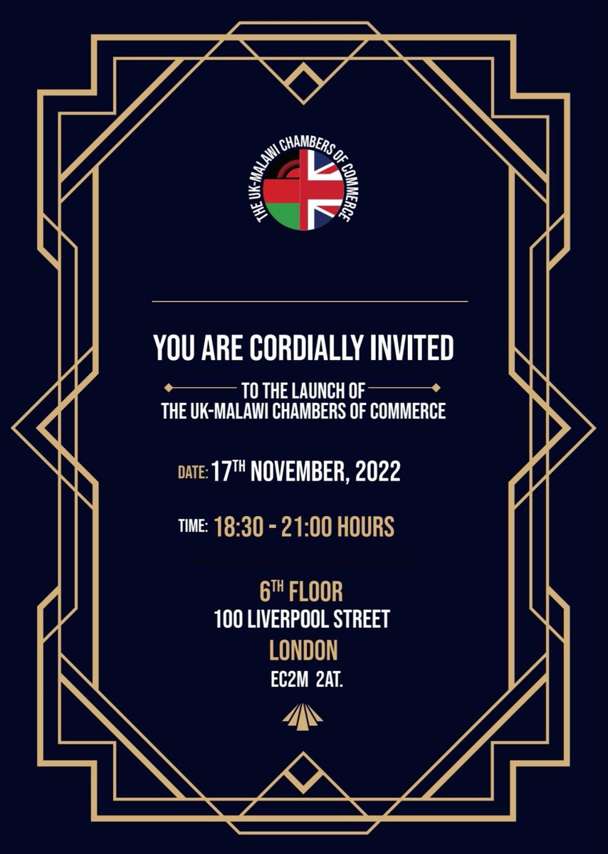KenaMphonda's tweet photo. Launch of Mw UK Chamber of Commerce https://t.co/iHWLpuJE8s