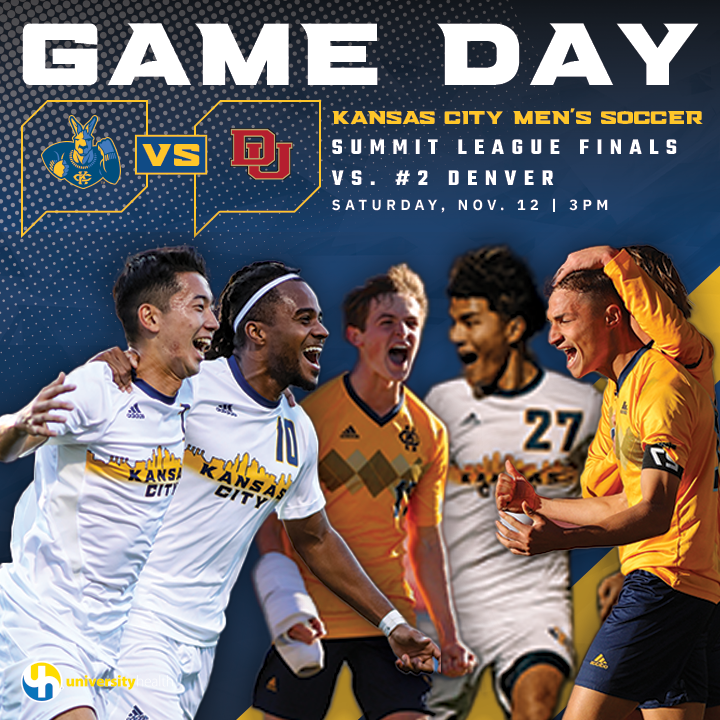 𝘿𝙀𝙎𝙏𝙄𝙉𝙔 𝘼𝙒𝘼𝙄𝙏𝙎.
🏆 @thesummitleague Finals
🆚 #2 Denver
🕐 3 PM
📍 Denver, Colo.
📺 bit.ly/3fVaLot
📈 bit.ly/3tjrZyP

#ROOUP | #DeclareKC