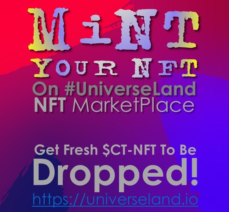 CoinTrunkNFT's tweet photo. Get the DROP:

1.  Every NFT MINTED, DROPPED 0.7 $CT

2.  Total 7NFTs MINTED, DROPPED 2.7 $CT

3.  Every NFT on SELL / AUCTION,  DROPPED 0.9 $CT

4.  $CT, DROPPED within 2x24 hrs after successful MINTING, SELL / AUCTION $CT Wallet Balance.

5.  Limited, first come first achiever. https://t.co/89SNOb8kbi