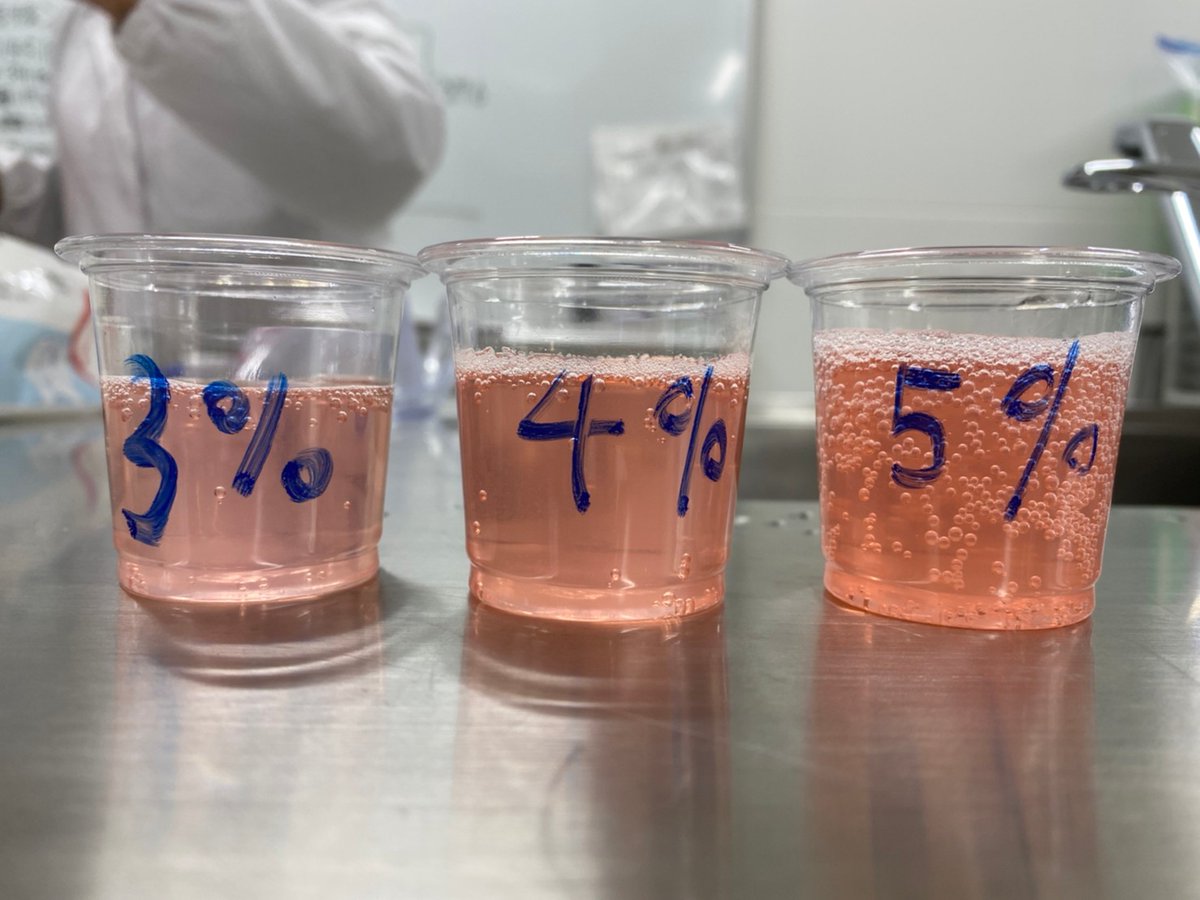 FoodInnovating's tweet image. そして今日はサイダーの改良を行いました！
良いものが出来上がるよう検討中です！