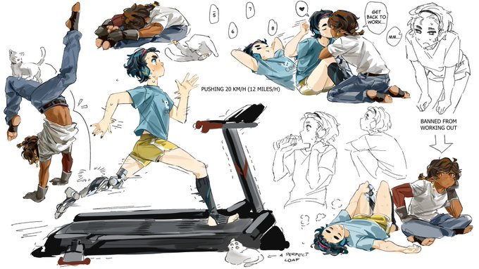 working out 