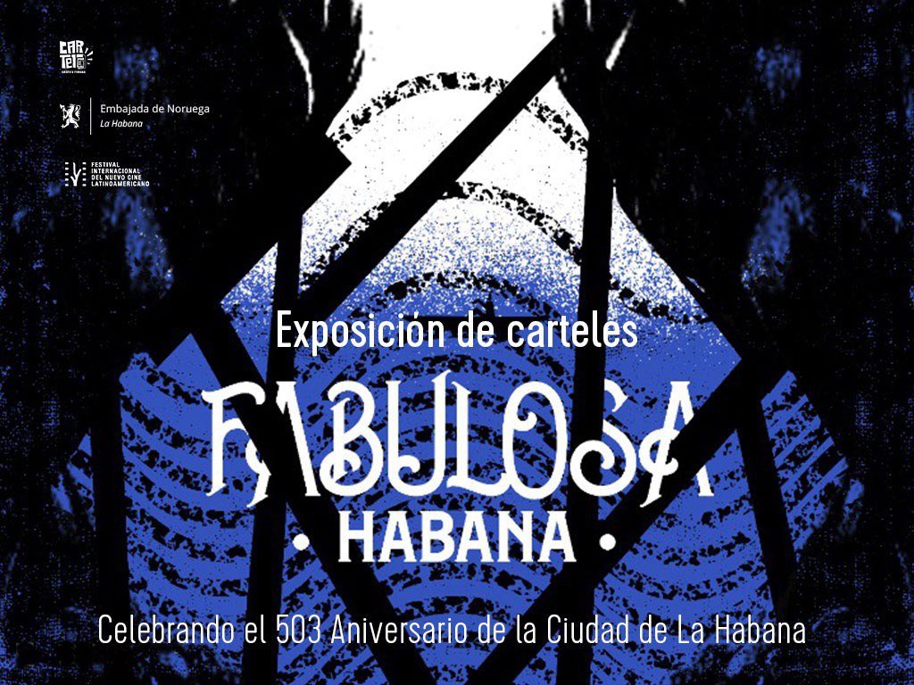 Con motivo del aniversario 5️⃣0️⃣3️⃣ de La Ciudad de La Habana, justo el próximo miércoles 1️⃣6️⃣ de noviembre 🗓️ a las 5 de la tarde 🕔 se inaugurará la exposición de carteles 🖼️ "Fabulosa Habana". Esta vez, 7 Artes - 7 Colores - 7 Diseñadores irán al unísono con la muestra de obras.
