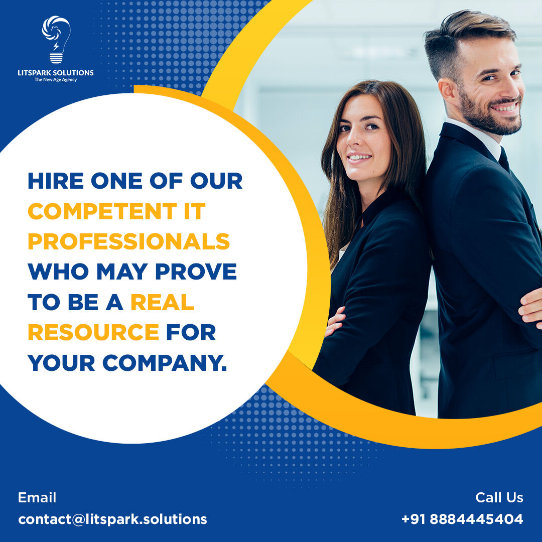 LitSparkIn's tweet image. Hire one of our competent IT professionals  😍 who may prove to be a real resource for your company. Contact Now!📞

#resourcehiring #resourceoutsourcing #ITprofessionals #litspark #resourcemanagement