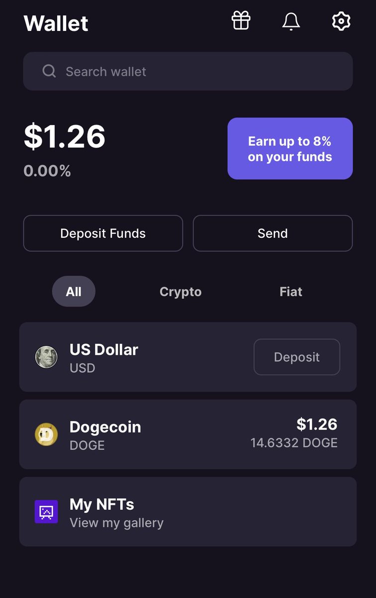 I had $10 of doge like 8 months ago.
