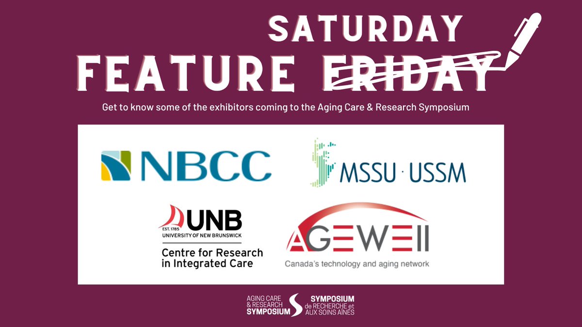 AgingResearchCA's tweet photo. This weekβs #featurefriday has been delayed in lieu of the holiday. I guess that makes today #FeatureSaturday? π
This is also our last guest feature before the #AgingSymposium! π±
Join us on Nov. 15th to see these exhibitors and others! Additional info: https://t.co/ilWRtFUTtA https://t.co/6ZvEfH1bA2