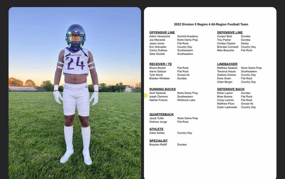 Dante Barnes (@dantebarnes20) on Twitter photo The most under the radar RB in Michigan. All Region 1,800+ 20 TDās! A recruiting STEAL! Isaiah Clemons <a href="/IsaiahClemons7/">Isaiah Clemons</a> <a href="/MIexposure/">Michigan exposure</a> @GradeOutScout <a href="/CoachNick__/">Nick Coleman</a> <a href="/TheD_Zone/">The D Zone</a> The most under the radar RB in Michigan. All Region 1,800+ 20 TDās! A recruiting STEAL! Isaiah Clemons <a href="/IsaiahClemons7/">Isaiah Clemons</a> <a href="/MIexposure/">Michigan exposure</a> @GradeOutScout <a href="/CoachNick__/">Nick Coleman</a> <a href="/TheD_Zone/">The D Zone</a>