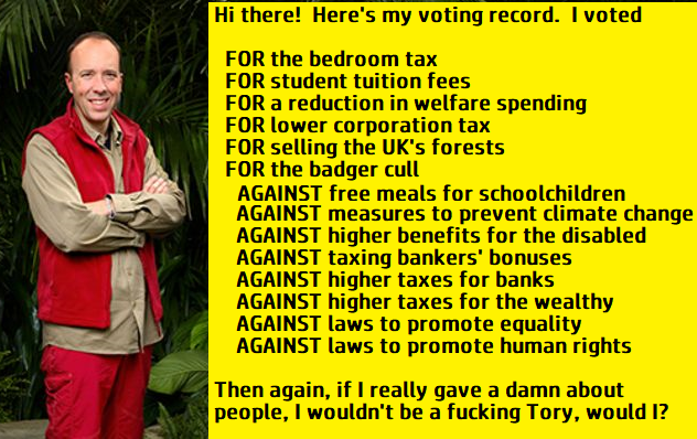 Tells you all you need to know about Mr Forgiveness (as if we didn't already know enough) ... #FeedKidsNotMPs