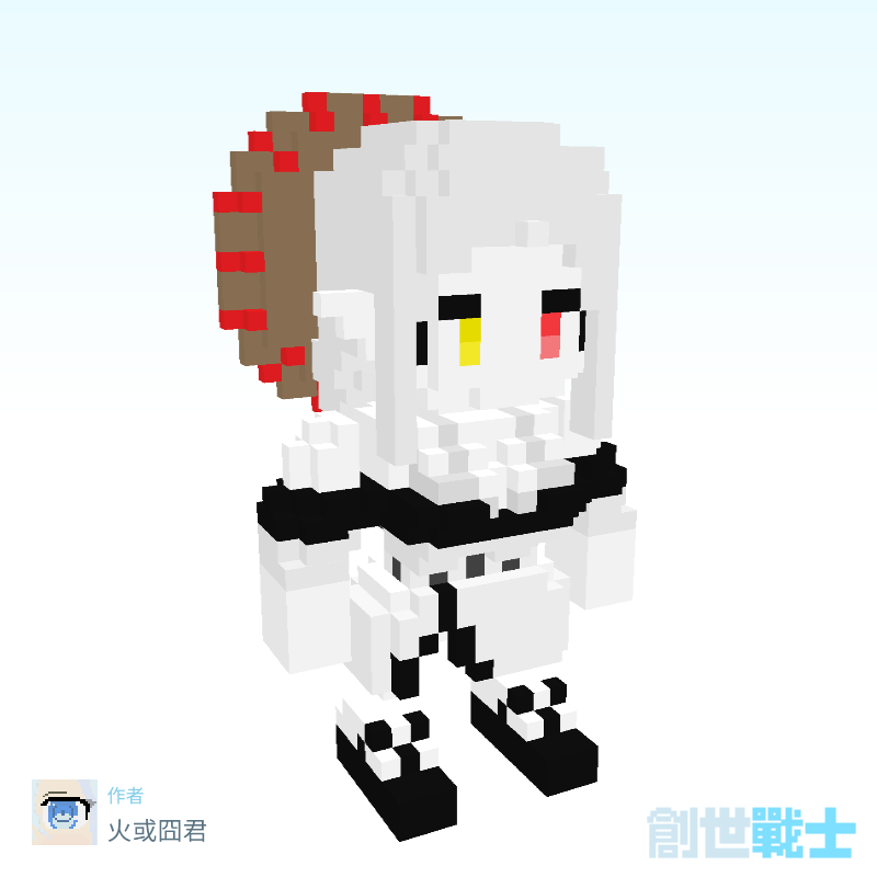 mop173's tweet photo. 我在《創世戰士》公開了造型！ https://t.co/xeEl9ivLcp #CraftWarriors_share https://t.co/UdGiu3CqHC