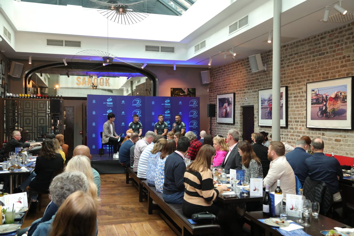 jamiew77's tweet photo. The food, the talks and the craic👌😋
#ITFoodMonth
@IrishTimes @IrishTimesFood @leinsterrugby @SabaDublin https://t.co/zc6Rwr0ud9