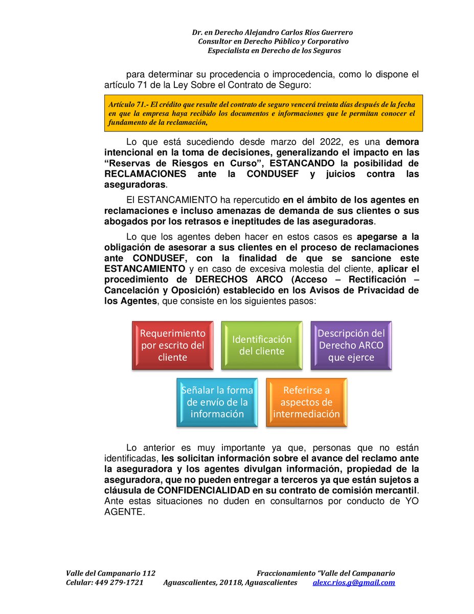 Los siniestros ESTANCADOS están provocando presión de los clientes contra los agentes de seguros, que incluso ha llegado a amenazas de demandas. ¿Quieres conocer más al respecto? Ve el detalle en la Revista YO AGENTE “Conoce al sector en números” que a continuación se transcribe.