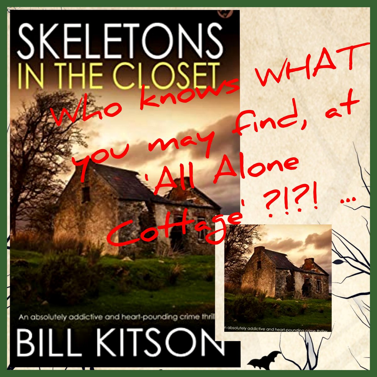Staceylg25's tweet photo. OMG! What a fast-paced, heart-stopping #read ‼️👌I've just finished #reading #SkeletonsInTheCloset by
⭐ @BillKitson ⭐ &amp; "Wow!" - This is most deffo a #MUSTRead ‼️😉
#BookWorm #BookReview #BookRecommendation #BookLover #BookWormLife #CrimeThriller #OneToRead #BillKitson #ReadNow https://t.co/DKNt05oofY