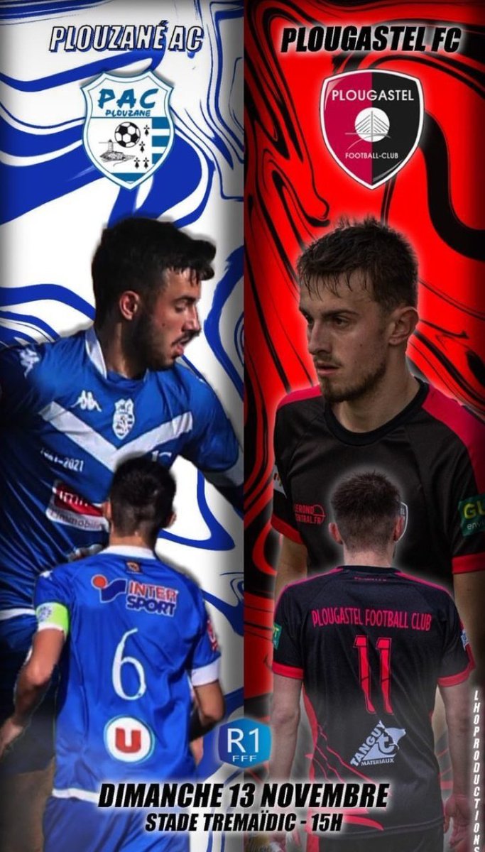 TanguyChalm's tweet photo. Petits devenus grands. 

Des U7 du @plougastelfc aux affiches de seniors R1. 

Amusez vous bien @Corentinn292 et @giovanni292001 !

Pour le pronostic, vous connaissez ma préférence 😉 https://t.co/AJjtlp2B9Q