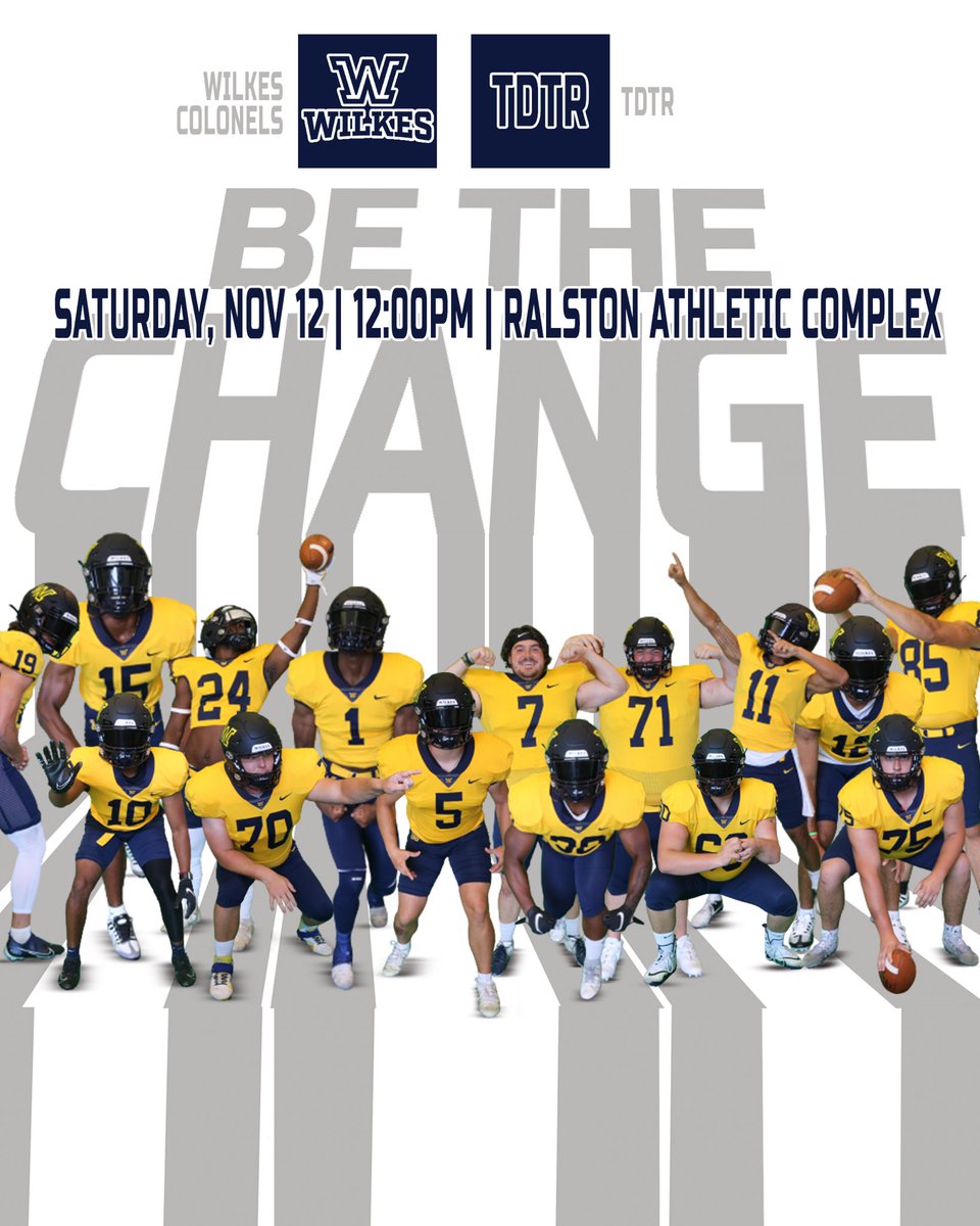 WAKE UP ! It’s GAMEDAY

Game 10 (Senior Day) vs tdtr

⏰ 12:00pm
📍 Ralston Athletic Complex

#BeTheChange