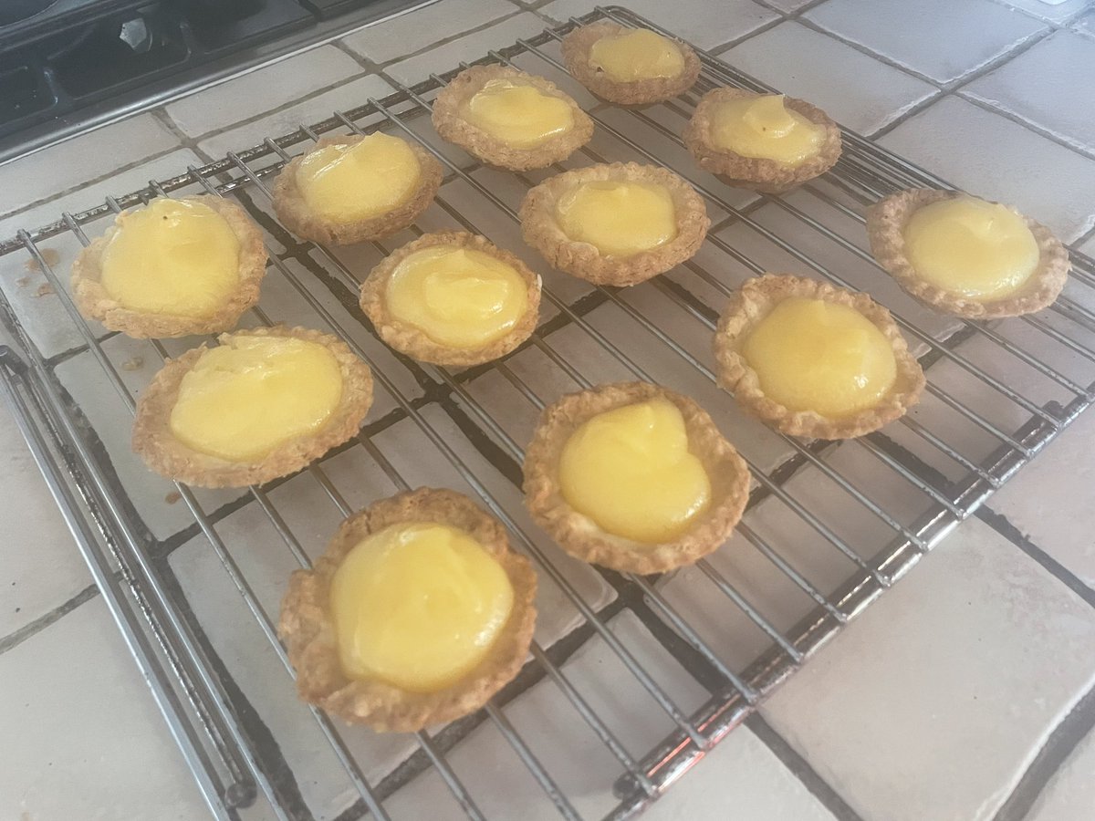 First attempt at Lemon Curd Tartlets. #EDBakingClub