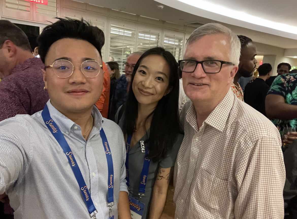 cacf's tweet image. CACF Budget Policy Coordinators Clifford Temprosa and Fiona Zhao are having a great time representing our organization at the Somos Conference. 

Pictured: Our staff members at #somospr2022 alongside @Fernandez4NY @BrianKavanaghNY @assemblymanalt1 @richardlee_nyc

#somospr2022