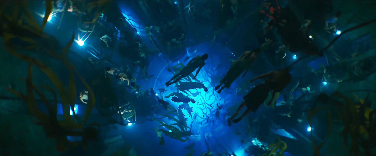 finfacts69's tweet photo. #WakandaForever spoilers 
-
I absolutely love this scene where namor is showing Shuri Tokokan city, the relaxing music, and the stunning visuals were just beautiful…one of my favorite scenes from the film. #Spoilers https://t.co/kEqUg39HLm