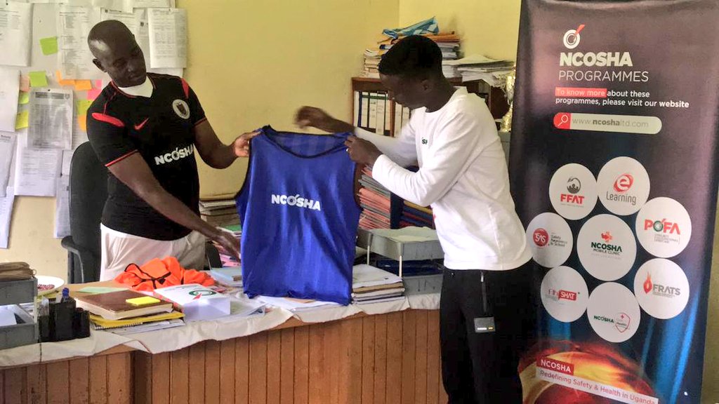 We received a team of old boys who launched our official 2023 sports jersey sponsored by <a href="/NcoshaU/">NCOSHA (Official Account)</a>
More other sports equipment were delivered too. We're thankful to this team. To support Nganwa Sports Project too, reach out to teacher <a href="/Rhonus_Aine/">Rhonus Aine</a> 
#JoinNganwa
#AmagyeziGaryaAmaani