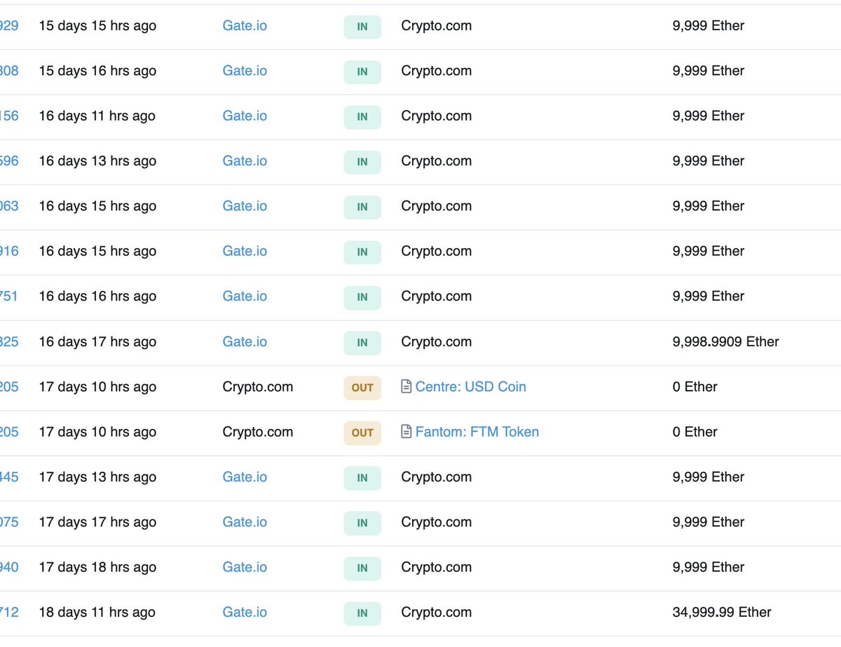 And why https://t.co/bVgf3bBSGR would send back to https://t.co/2vZHyCacXG  285K ETH 5-7 days later?