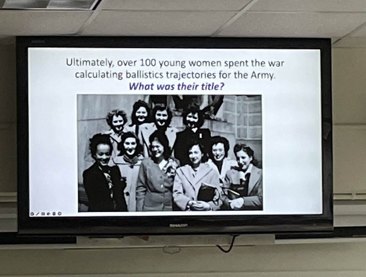 csteachersgb: Learning about the ENIAC 6! Thank you Kathy Kleiman for telling their story! #cstane2022