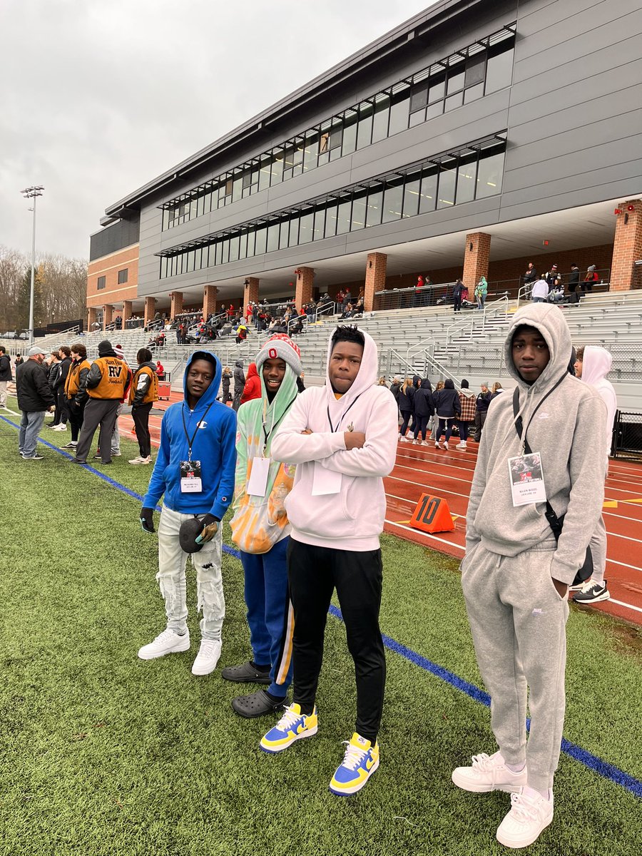 Mouhamed Tall (25’) Damien Dawson (25’) Aliou Diallo (25’) and Najon Woods (26’). Marietta at Muskingum game visit. These guys will be the top of their class!