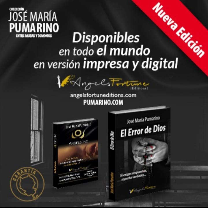 jmpumarino's tweet photo. Hay que festejar el #DíaNacionalDelLibro leyendo... 

Acá les dejo dos buenas opciones 😉:

#AngelsInc. #ElErrorDeDios 

Y próximamente: #EntreMusasYDemonios #PorUnaMujer #UnDíaConocíALaLocura 

#Literatura #Libros📚 https://t.co/skIEyNPAYu