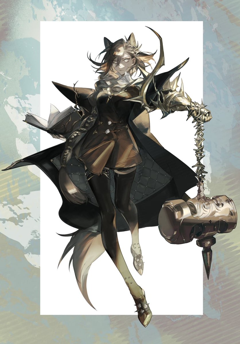 ThornsJudgement's tweet image. ❝Guys, I don't care about your past, but we must work together.❞

Penance: Defender/Juggernaut. 

Lavinia Falcone: Former Judge Of Siracusa.

Arknights/Multiverse. 

The Judge Of #Chess.

Mature themes Present: Violence, Smut, Gore, Dark Humor, ETC. 

Like/Retweet For Lupo.