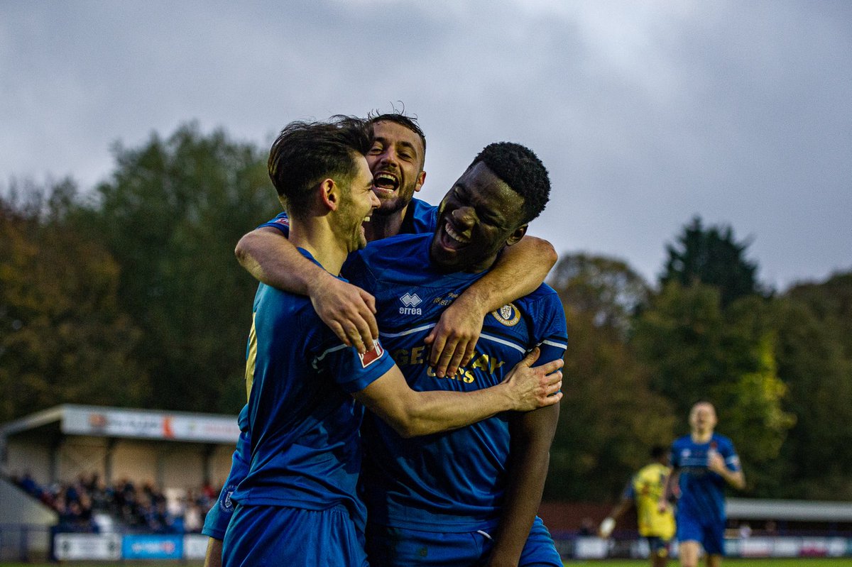 A second goal from ⁦<a href="/Cemal_9/">Cemal Ramadan</a>⁩ just after half time rounded off the 3-0 victory against ⁦<a href="/Withamtownfc/">WithamTownFC</a>⁩ as the Blues moved up to 8th in the ⁦<a href="/IsthmianLeague/">The Pitching In Isthmian League</a>⁩ North table. 📸 ⁦<a href="/NDsport79/">ND-Sport</a>⁩ #BURYT 🔵⚪️