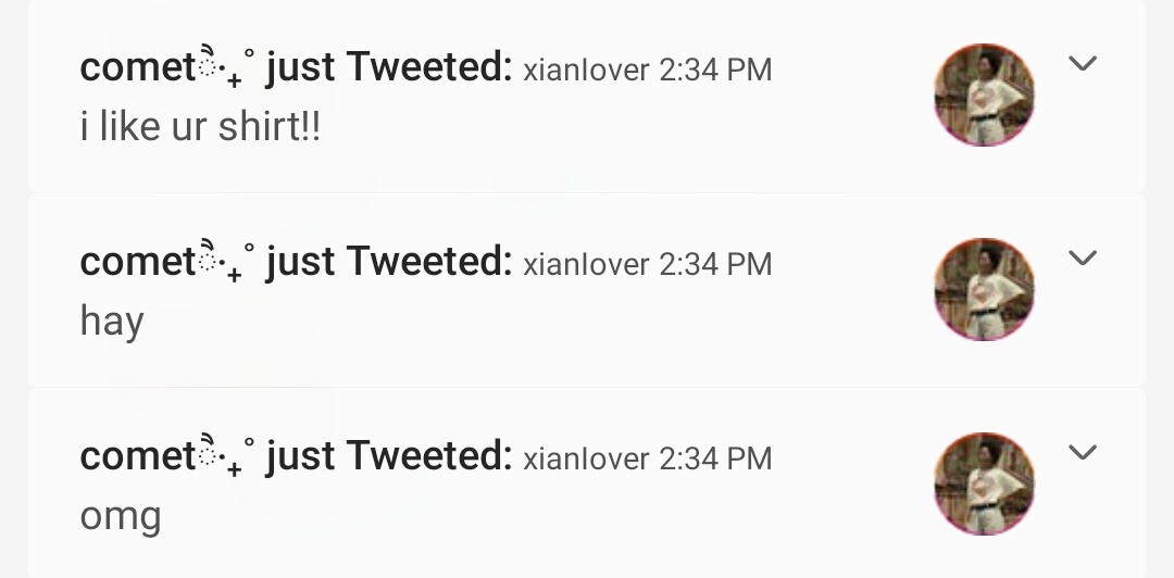 xianIover's tweet photo. this is the shit I get notified to @cometlanding https://t.co/gCJY0315C5