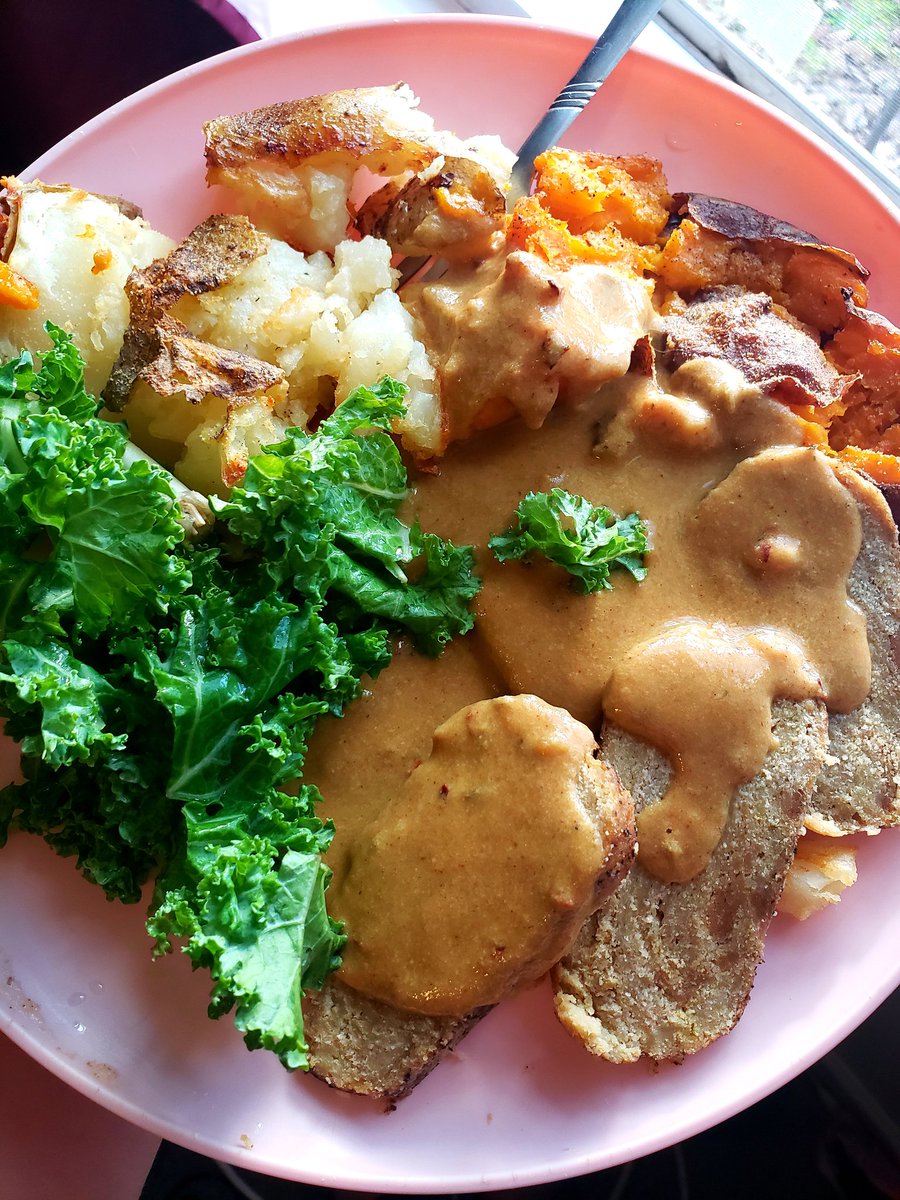 Test run vegan roast!  Omg this was so delicious 🌿❤